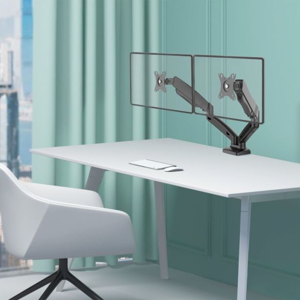 RAČUNALNIŠKI DODATEK VONHAUS NAMIZNI NOSILEC DO 27" ZA MONITOR, DVOJNI