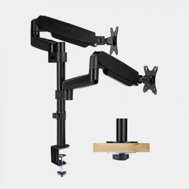 RAČUNALNIŠKI DODATEK VONHAUS NOSILEC ZA MONITOR DVOJNI DO 32" PLINSKI DROG