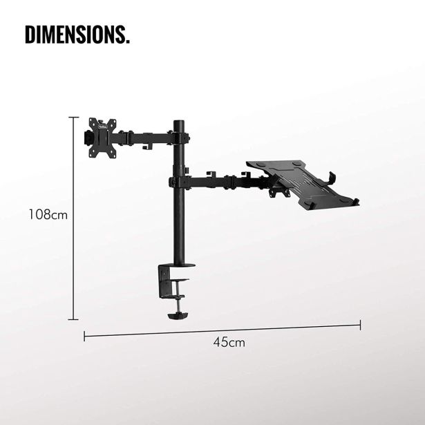 RAČUNALNIŠKI DODATEK VONHAUS NOSILEC ZA MONITOR IN PRENOSNIK