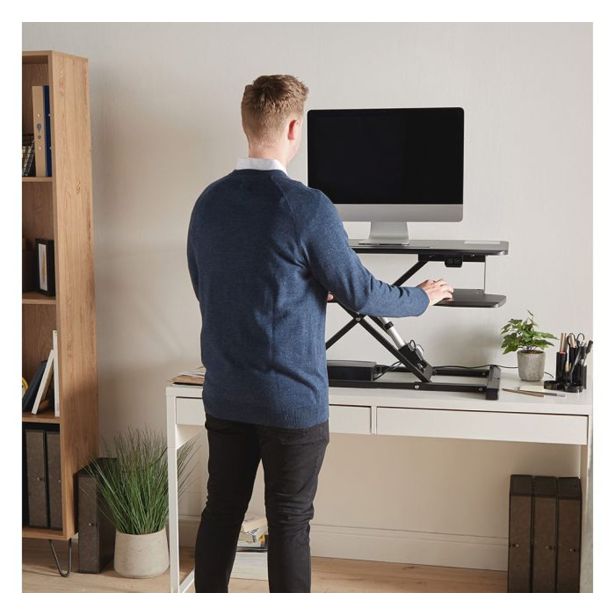 RAČUNALNIŠKI DODATEK VONHAUS SIT&STAND DELOVNA PLATFORMA ELEKTRIČNA