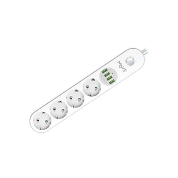 RAČUNALNIŠKI KABEL MOYE VOLTAIC POWER STRIP 16A/4000W/4USB/4X 220