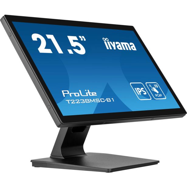 RAČUNALNIŠKI MONITOR IIYAMA 21.5" LED LCD TOUCH T2238MSC-B1 IPS FHD HDMI