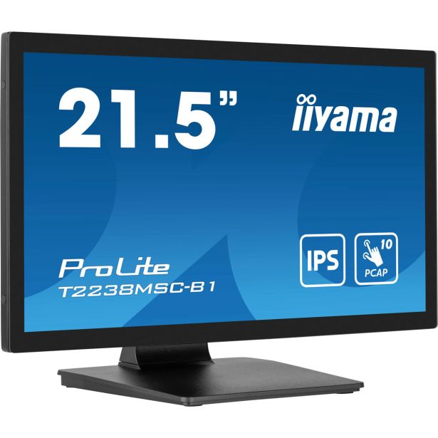 RAČUNALNIŠKI MONITOR IIYAMA 21.5" LED LCD TOUCH T2238MSC-B1 IPS FHD HDMI