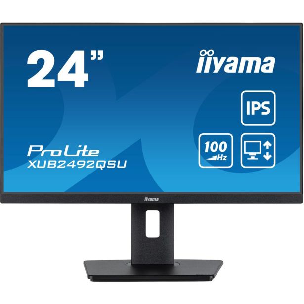 RAČUNALNIŠKI MONITOR IIYAMA 23.8" XUB2492QSU-B1 IPS 2K 16:9 100HZ HDMI/DP/USB