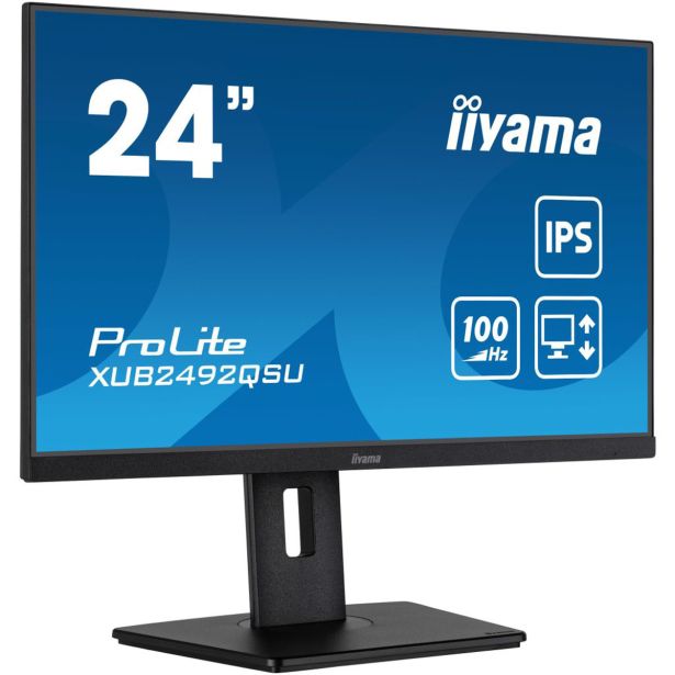 RAČUNALNIŠKI MONITOR IIYAMA 23.8" XUB2492QSU-B1 IPS 2K 16:9 100HZ HDMI/DP/USB