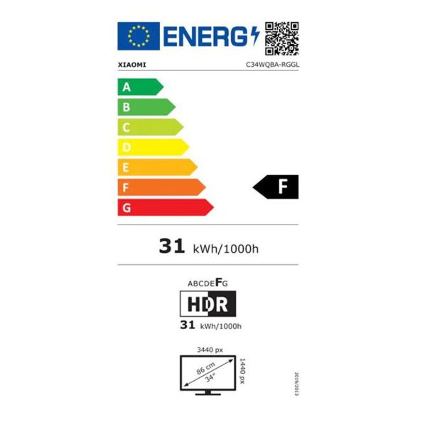 RAČUNALNIŠKI MONITOR XIAOMI CURVED GAMING MONITOR G34WQI