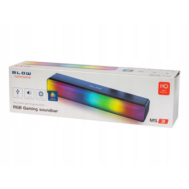 RAČUNALNIŠKI ZVOČNIK BLOW MS-31 ADRENALINE ČRNA