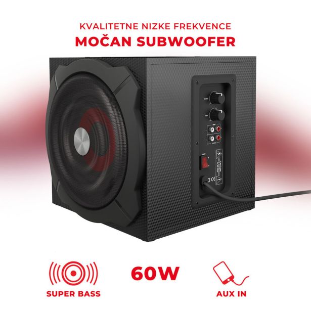 RAČUNALNIŠKI ZVOČNIK GENESIS HELIUM 600