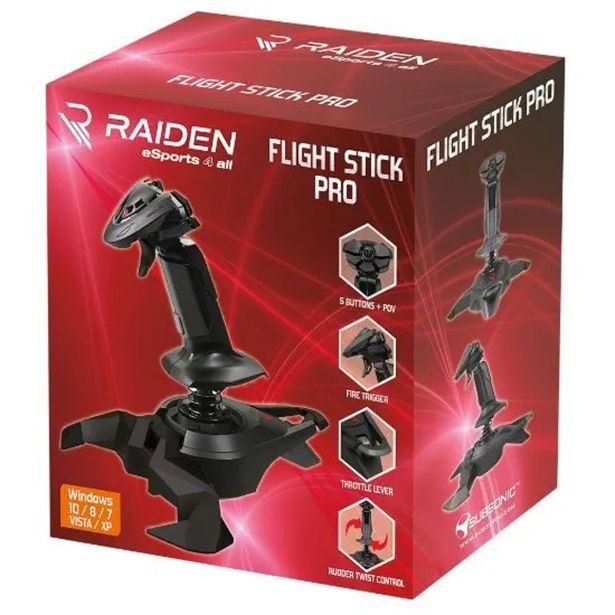 RAČUNALNIŠKI ZVOČNIK SUBSONIC RAIDEN FLIGHT STICK PRO Z IGRO ACE COMBAT 7