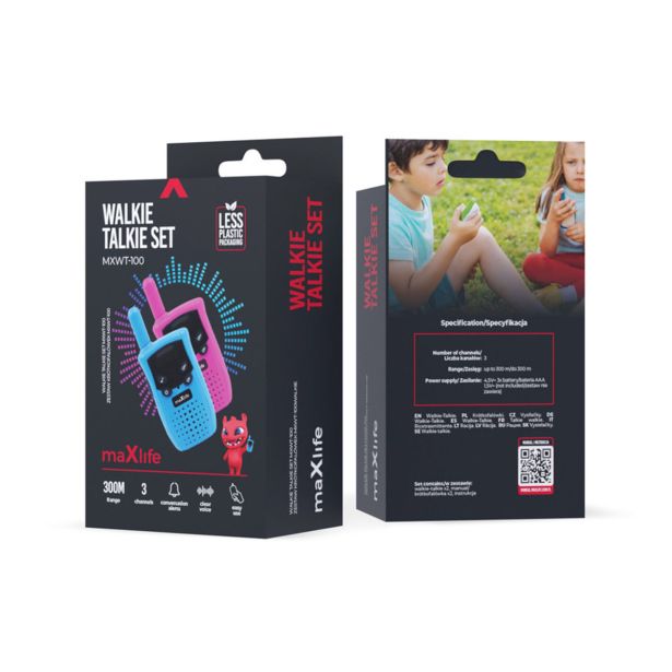 RADIJSKA POSTAJA MAXLIFE MXWT-100 ROZA MODRA