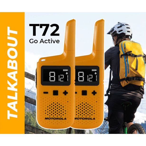 RADIJSKA POSTAJA MOTOROLA T72 GO ACTIVE 2-KIT PMR446