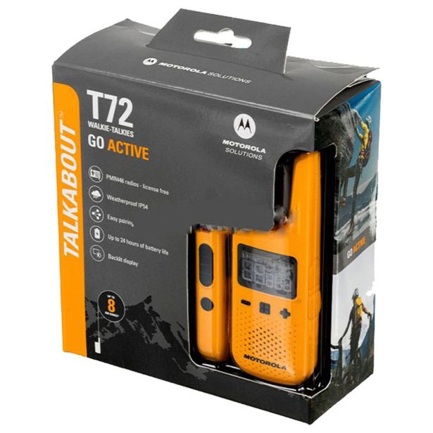 RADIJSKA POSTAJA MOTOROLA T72 GO ACTIVE 2-KIT PMR446