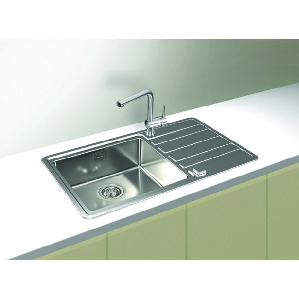 NERJAVNO POMIVALNO KORITO ALVEUS RANDO 50, LEVI 860X500 MM