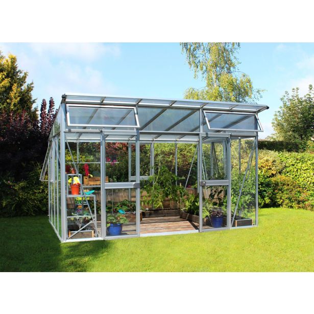 RASTLINJAK, STEKLO/POLIK. VITAVIA APHRODITE 11500 ESG/VP 3/10MM ALU 3X4M