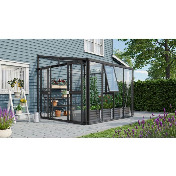 RASTLINJAK, STEKLO/POLIK. VITAVIA ATHENA 7000 ESG/VP ČRNA 2.7X2.7M