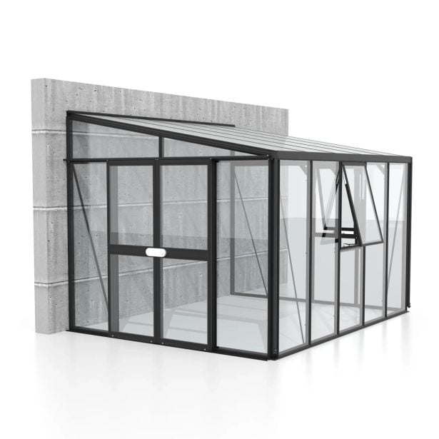 RASTLINJAK, STEKLO/POLIK. VITAVIA ATHENA 8600 ESG/VP ČRNA 3.4X2.7M