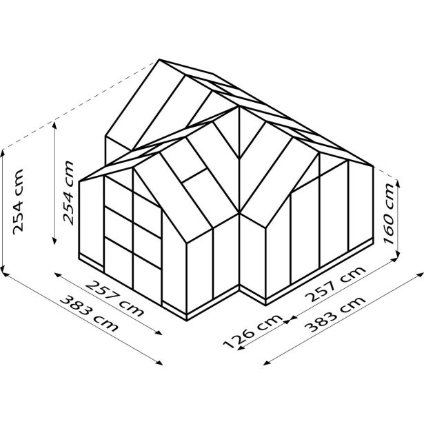 RASTLINJAK, STEKLO/POLIK. VITAVIA CLARUS ESG 3MM