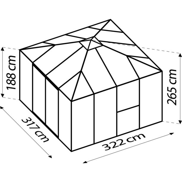 RASTLINJAK, STEKLO/POLIK. VITAVIA FORTUNA ESG/HKP ČRNA
