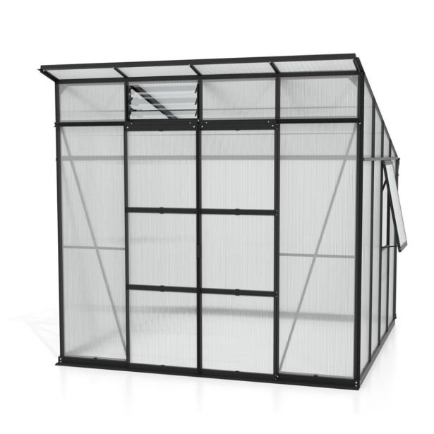 RASTLINJAK, STEKLO/POLIK. VITAVIA PLAYA 7600 ESG/VP ČRNA 2.5X2.5M