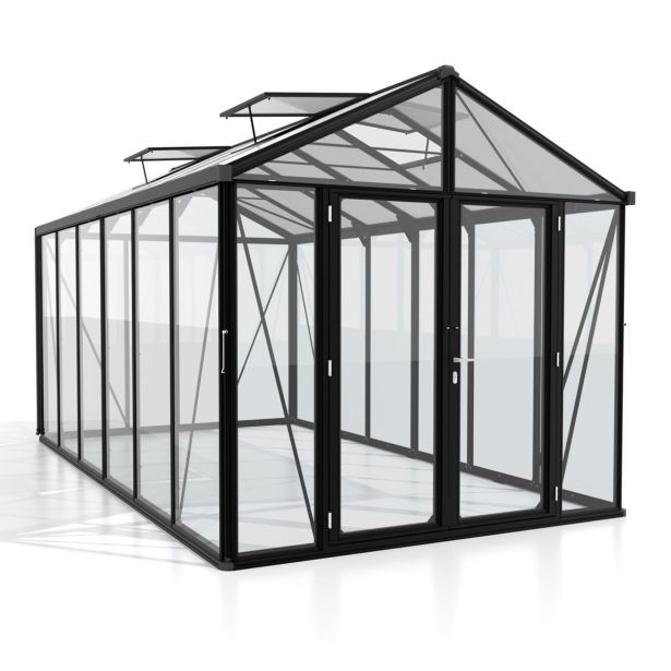 RASTLINJAK, STEKLO/POLIK. VITAVIA ZEUS COMFORT 11900 ESGVP ČRNA 2.6X4.6M