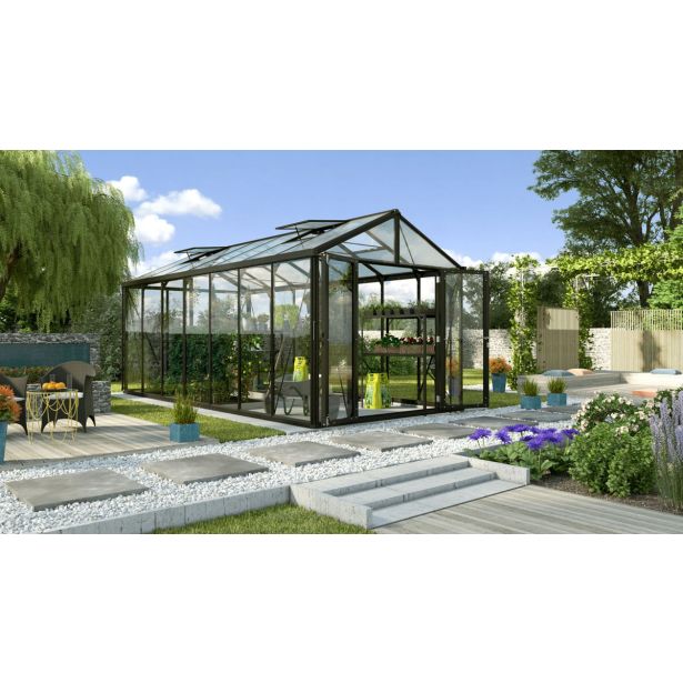 RASTLINJAK, STEKLO/POLIK. VITAVIA ZEUS COMFORT 13800 ESG/VP ČRNA 2.6X5.4M