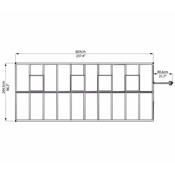 RASTLINJAK PALRAM - GLORY 8X20