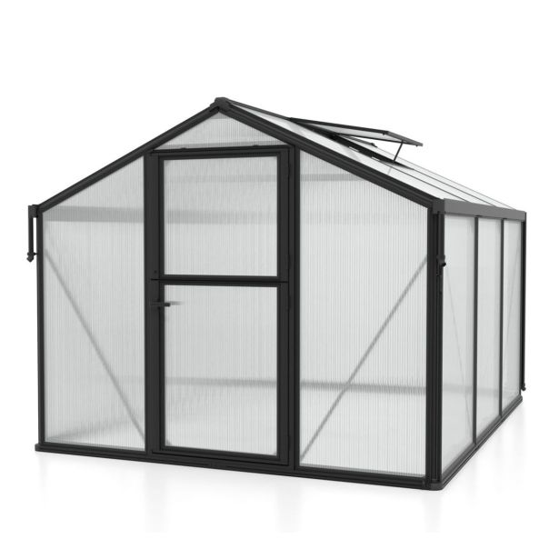 POLIKARBONATNI RASTLINJAK VITAVIA DEIMOS 8500 HKP10MM, ČRNA