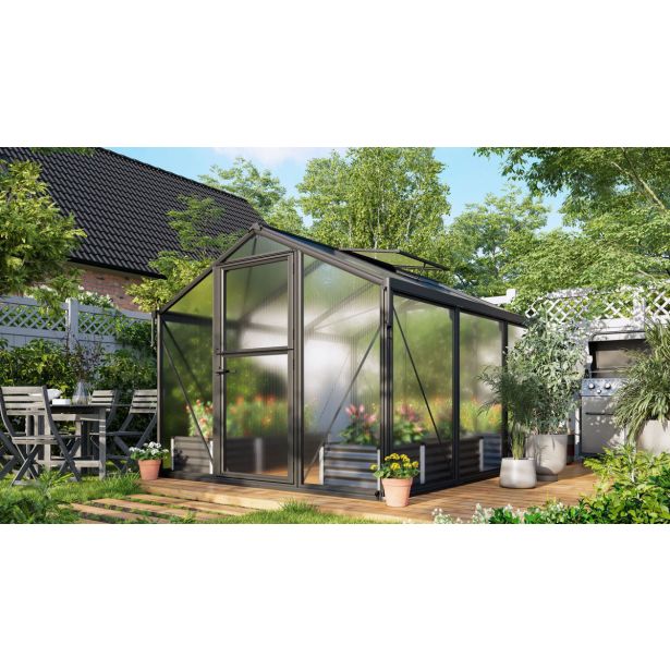 POLIKARBONATNI RASTLINJAK VITAVIA DEIMOS 8500 HKP10MM, ČRNA