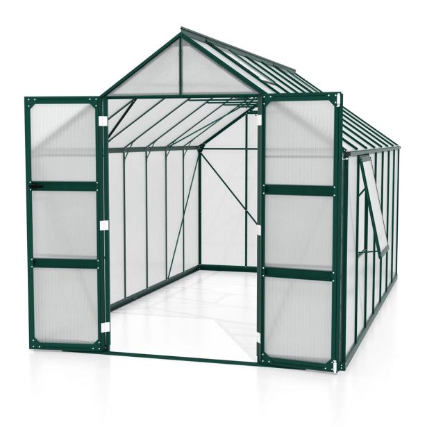 POLIKARBONATNI RASTLINJAK VITAVIA OLYMP 11500 HKP6MM SMARAGDNA 254X257X448