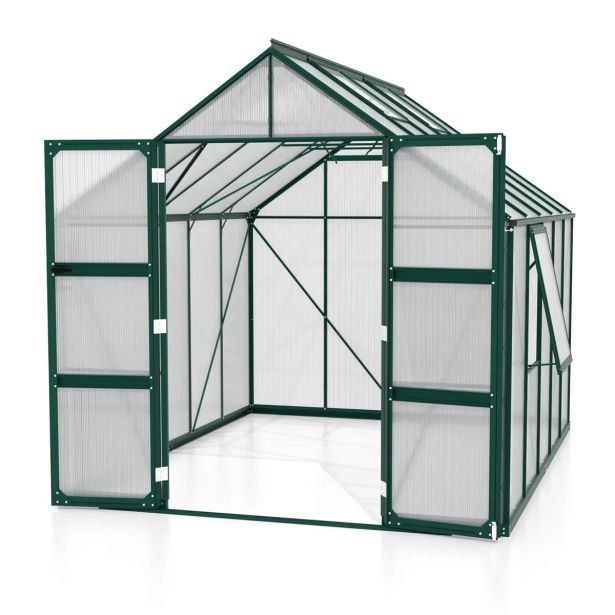 POLIKARBONATNI RASTLINJAK VITAVIA OLYMP 8300 HKP6MM SMARAGDNA 254X257X324