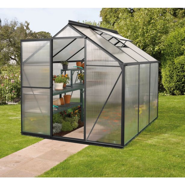 POLIKARBONATNI RASTLINJAK VITAVIA TRITON 3800 HKP 4 MM ČRNA 207X198X193