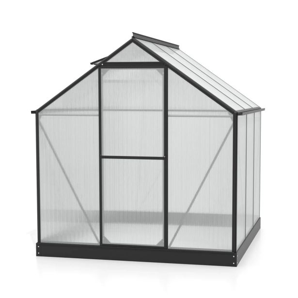 POLIKARBONATNI RASTLINJAK VITAVIA TRITON 3800 HKP 4 MM ČRNA 207X198X193