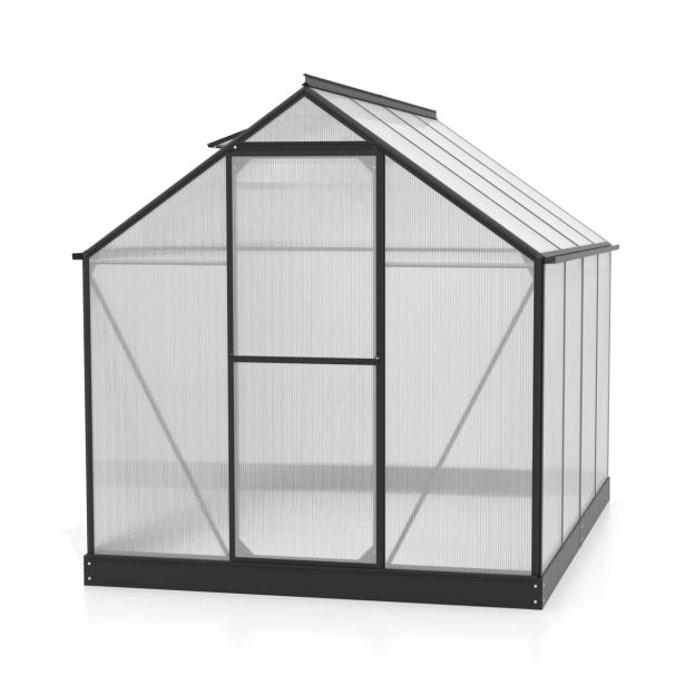 POLIKARBONATNI RASTLINJAK VITAVIA TRITON 5000 HKP 4 MM ČRNA 207X198X256