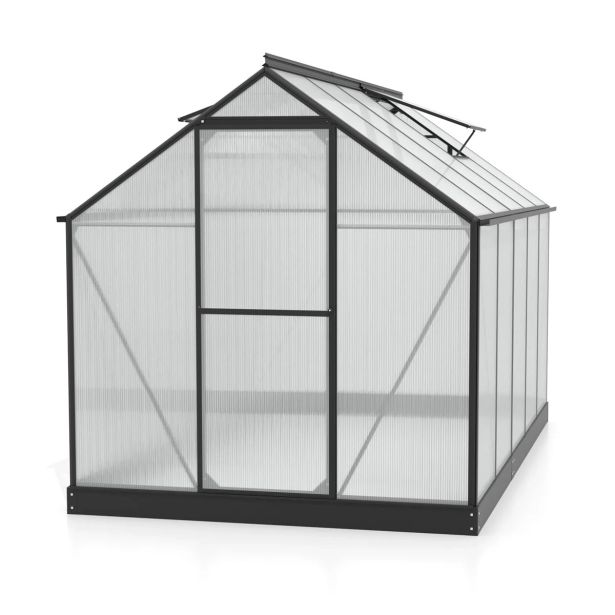 POLIKARBONATNI RASTLINJAK VITAVIA TRITON 6200 HKP 6 MM ČRNA 207X198X317