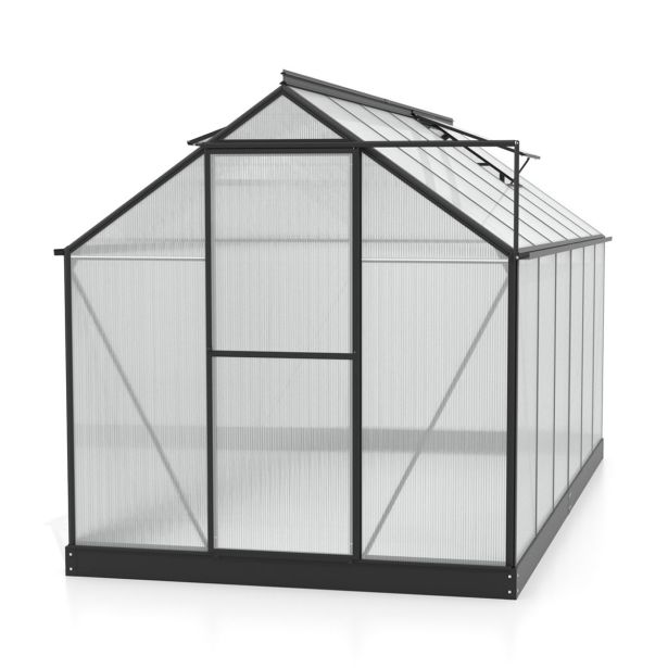 POLIKARBONATNI RASTLINJAK VITAVIA TRITON 7500 HKP 6 MM ČRNA 207X198X379