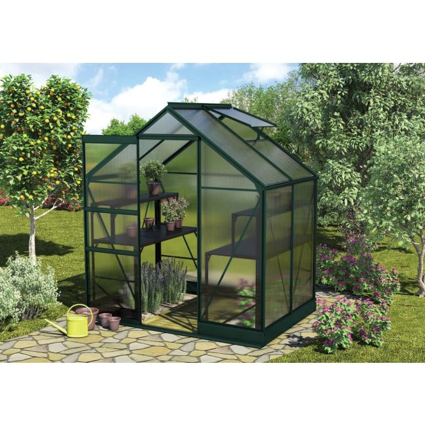 POLIKARBONATNI RASTLINJAK VITAVIA APOLLO 2500 VP4MM 2X1.4M SMARAGDNA