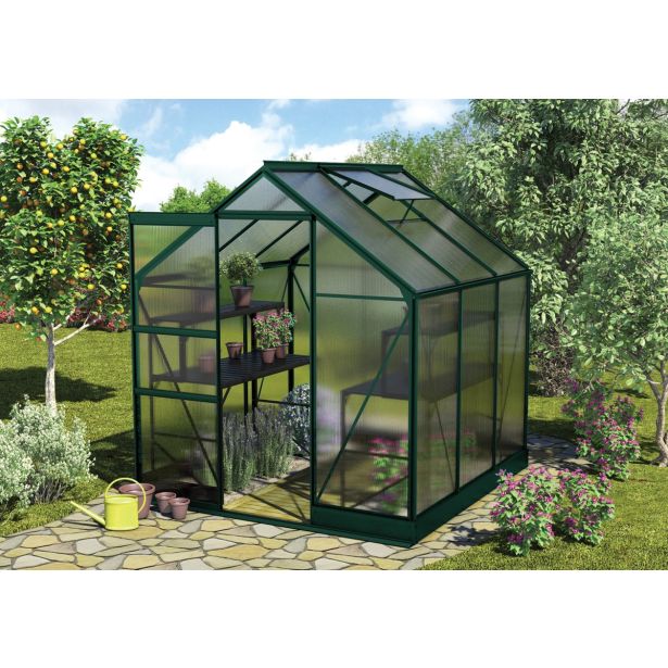 POLIKARBONATNI RASTLINJAK VITAVIA APOLLO 3800 VP6MM 2X2M SMARAGDNA