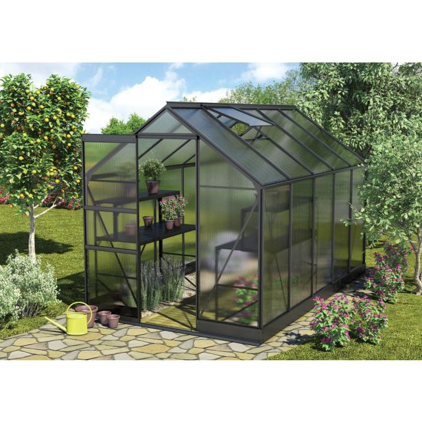 POLIKARBONATNI RASTLINJAK VITAVIA APOLLO 6200 VP4MM 2X3.2M ČRNA