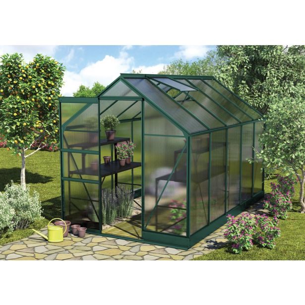 POLIKARBONATNI RASTLINJAK VITAVIA APOLLO 6200 VP6MM 2X3.2M SMARAGDNA