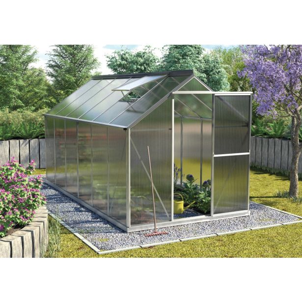 POLIKARBONATNI RASTLINJAK VITAVIA TRITON 7500 VP 6MM 2X3.8M ALU