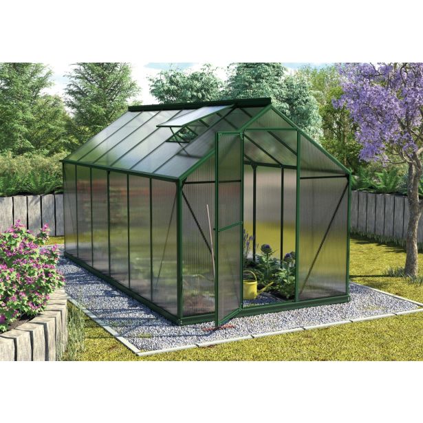 POLIKARBONATNI RASTLINJAK VITAVIA TRITON 7500 VP 6MM 2X3.8M SMARAGDNA