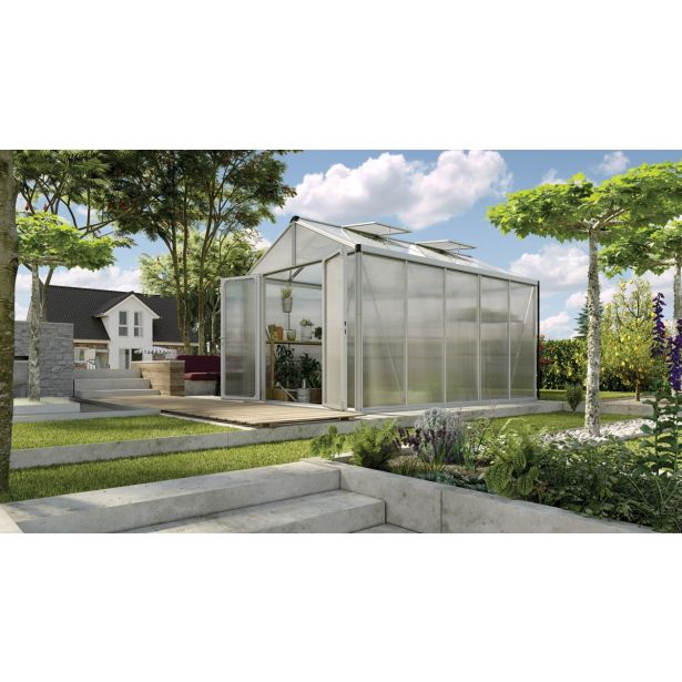 POLIKARBONATNI RASTLINJAK VITAVIA ZEUS COMFORT 10000 VP16MM 2.6X3.9M