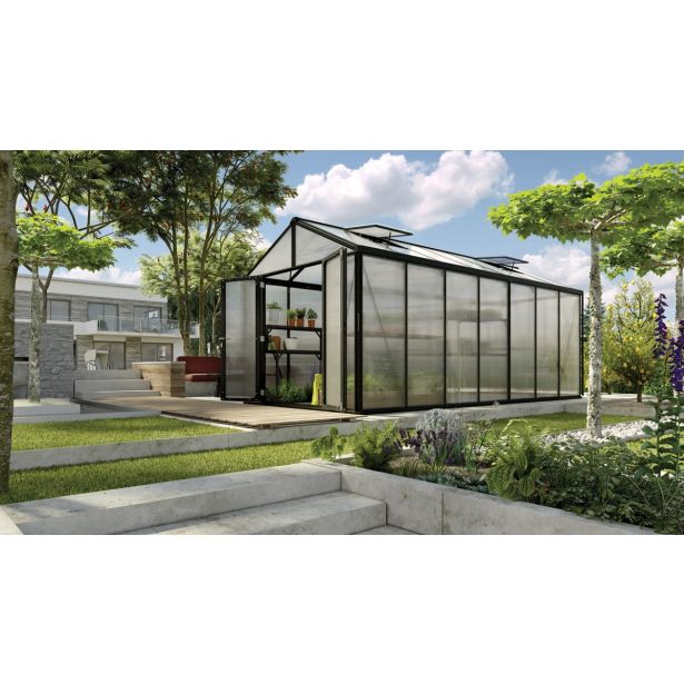 POLIKARBONATNI RASTLINJAK VITAVIA ZEUS COMFORT 13800 VP16MM ČRNA 2.6X5.4M