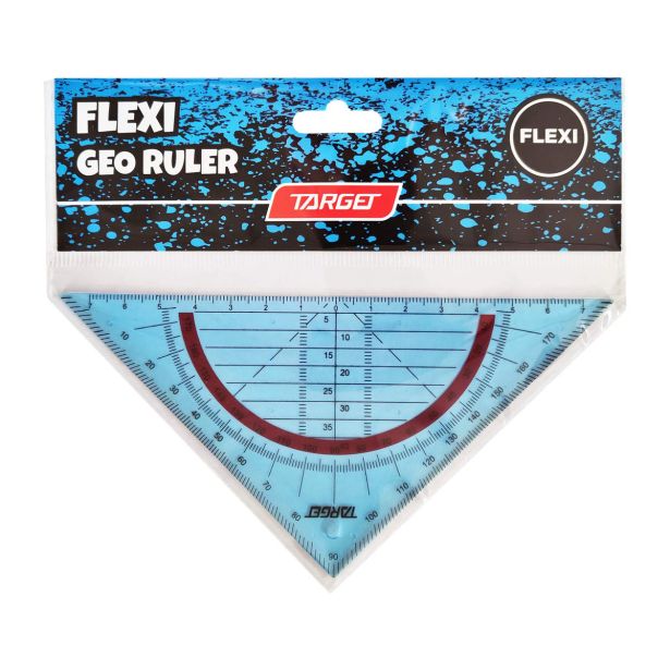 RAVNILO, ŠABLONA TARGET GEOTRIKOTNIK FLEXI 16CM 28293