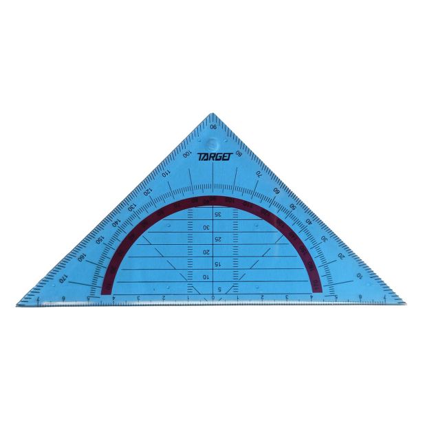 RAVNILO, ŠABLONA TARGET GEOTRIKOTNIK FLEXI 16CM 28293