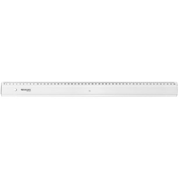 RAVNILO, ŠABLONA WESTCOTT 50 CM PVC PROZORNO E-10154 BP