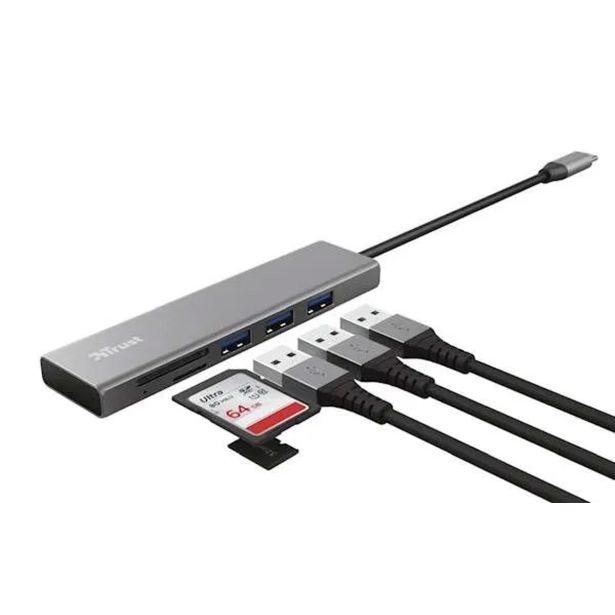 RAZDELILEC TRUST USB-C HALYX 3XUSB, SD