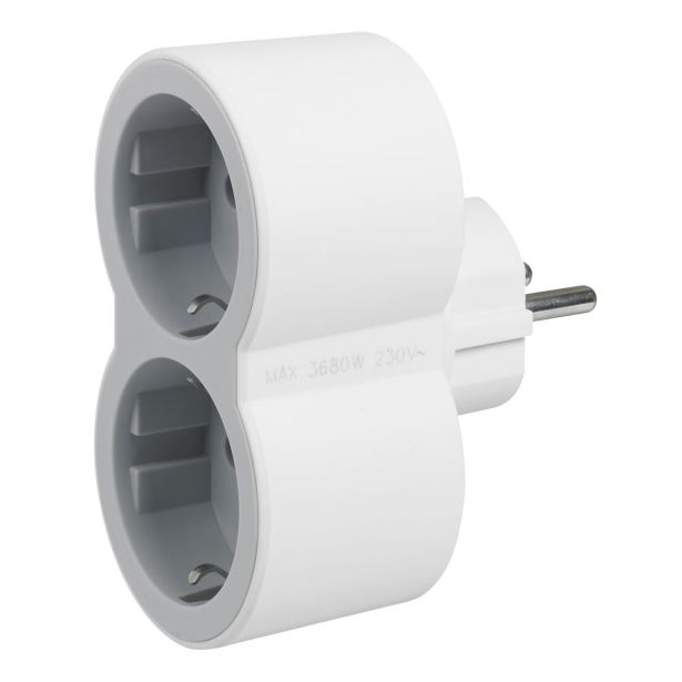 RAZDELILNIK/ADAPTER LEGRAND 2X ŠUKO BEL / SIV
