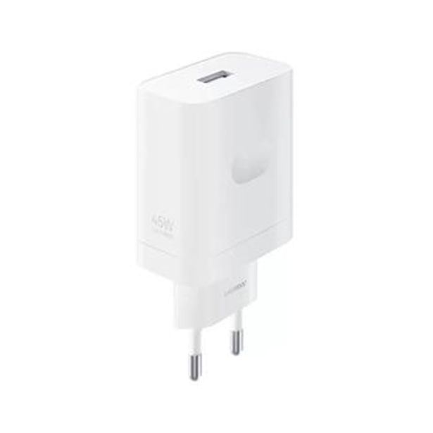 REALME HIŠNI POLNILEC VCB4JAEH 220V ADAPTER SUPERVOOC 45W USB-A (BULK) - BEL
