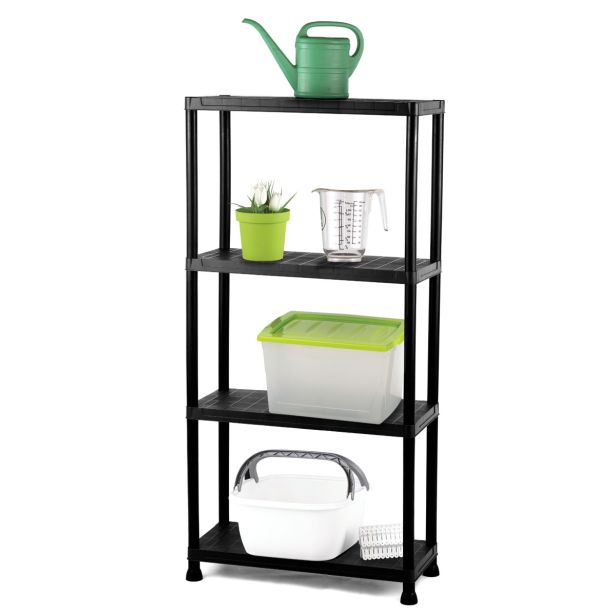 PVC REGAL PRACTIC 138X80X30 CM 4P/20KG ČRN